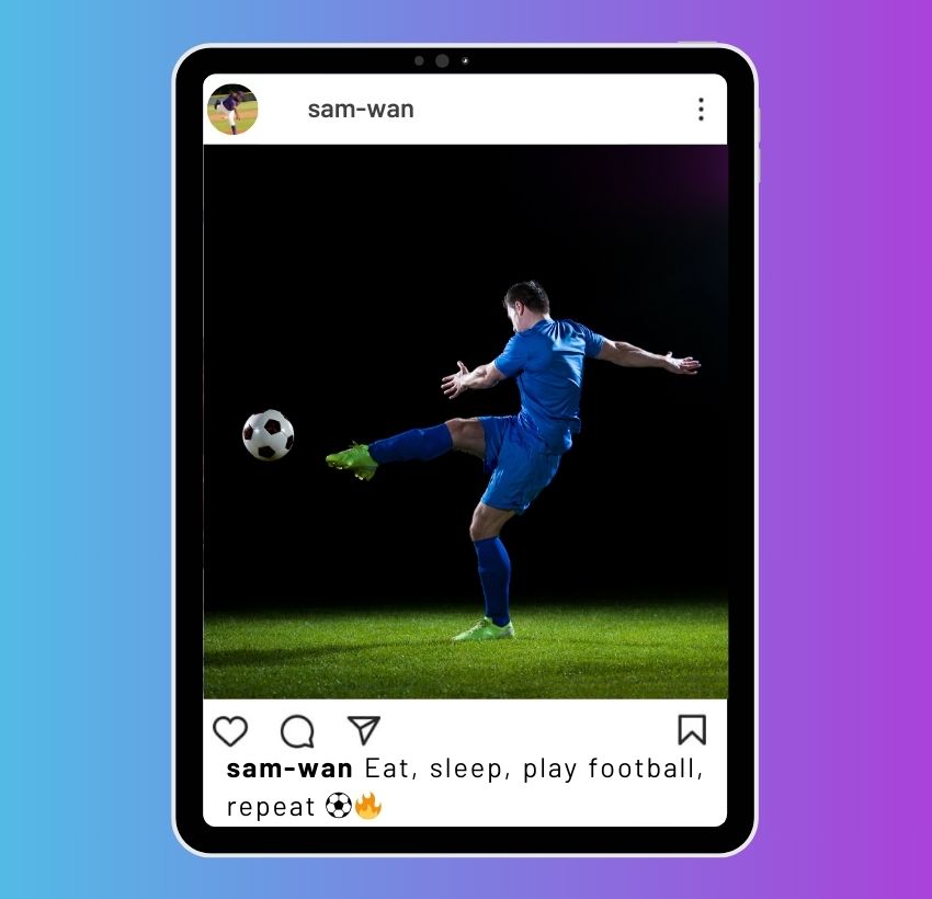 Cool Instagram Captions for Football