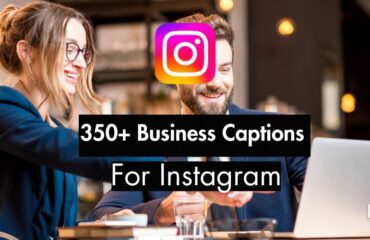 350+ légendes d'entreprise pour Instagram (39 Curated Lists)