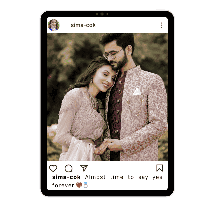 Engagement Countdown Captions for Instagram